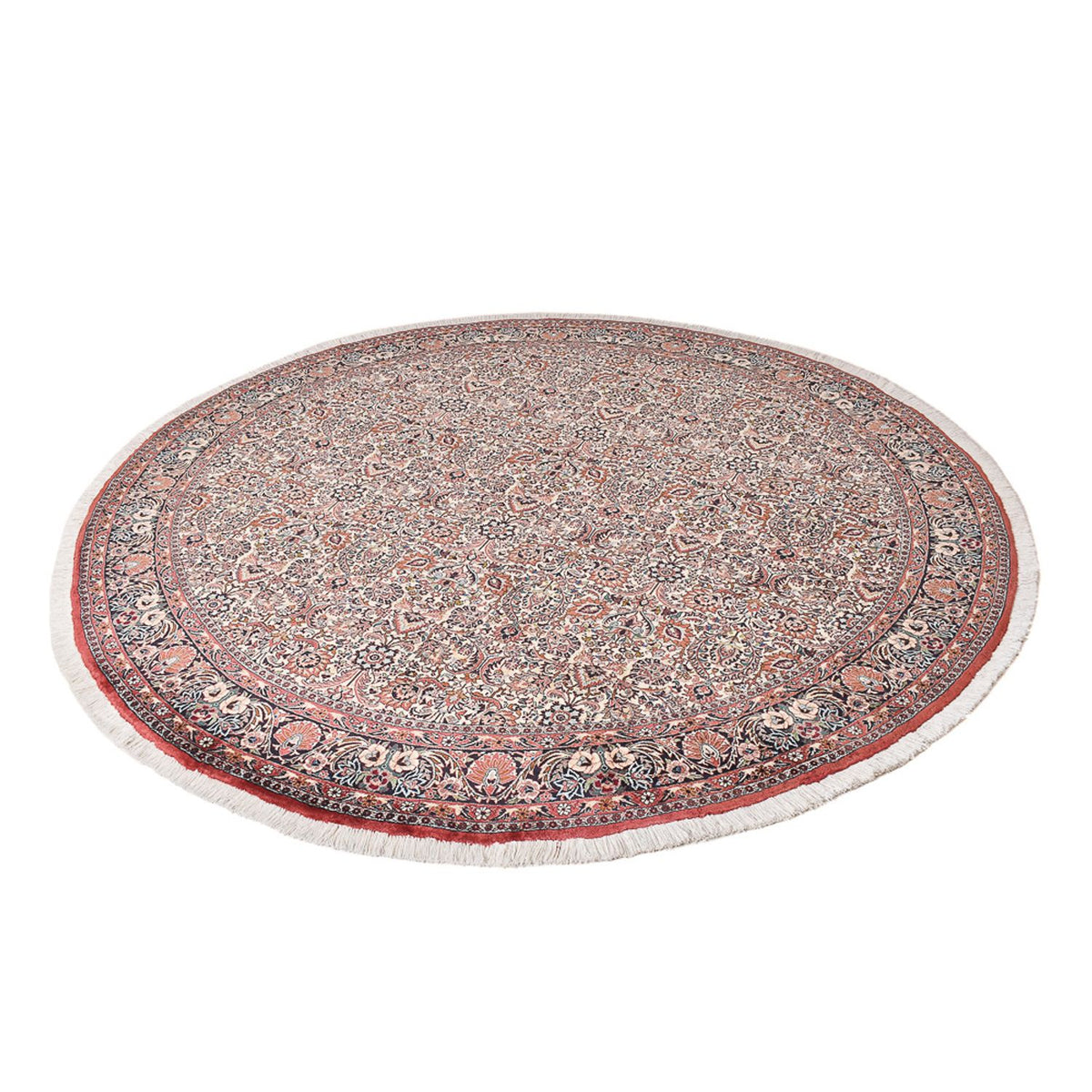 Perzisch tapijt - Bijar rond  - 250 x 250 cm - roest