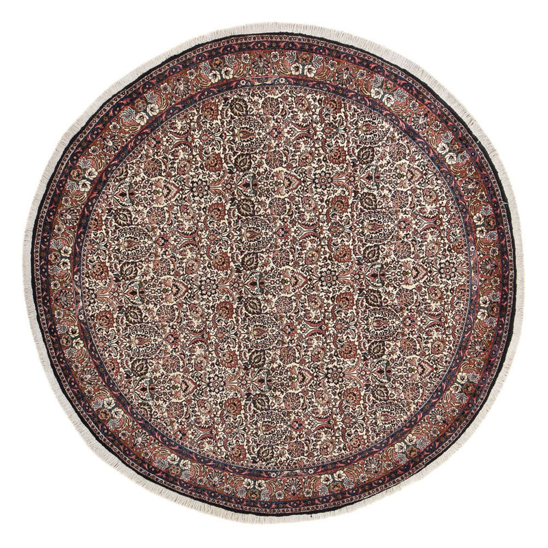 Perzisch tapijt - Bijar rond  - 250 x 250 cm - roest