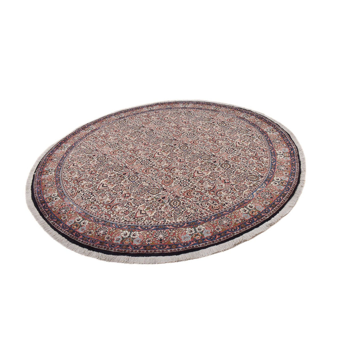 Perzisch tapijt - Bijar rond  - 250 x 250 cm - roest