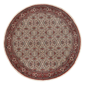 Perzisch tapijt - Bijar rond  - 300 x 300 cm - roest