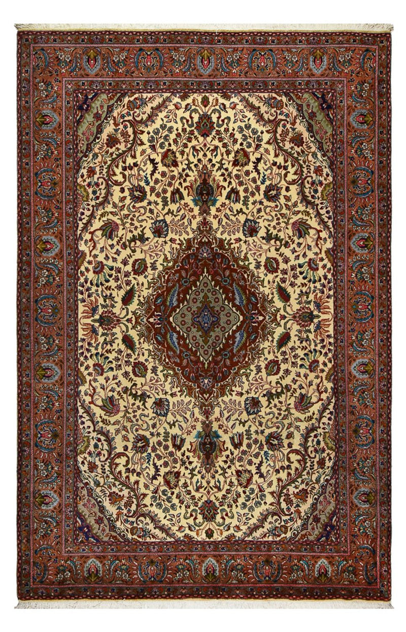 Perzisch tapijt - Tabriz - Royal - 312 x 206 cm - donker beige