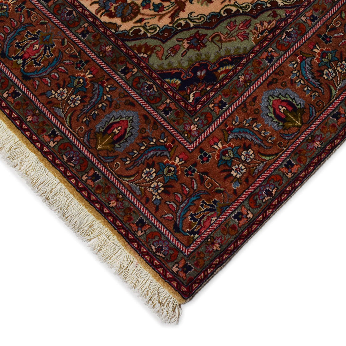 Perzisch tapijt - Tabriz - Royal - 312 x 206 cm - donker beige