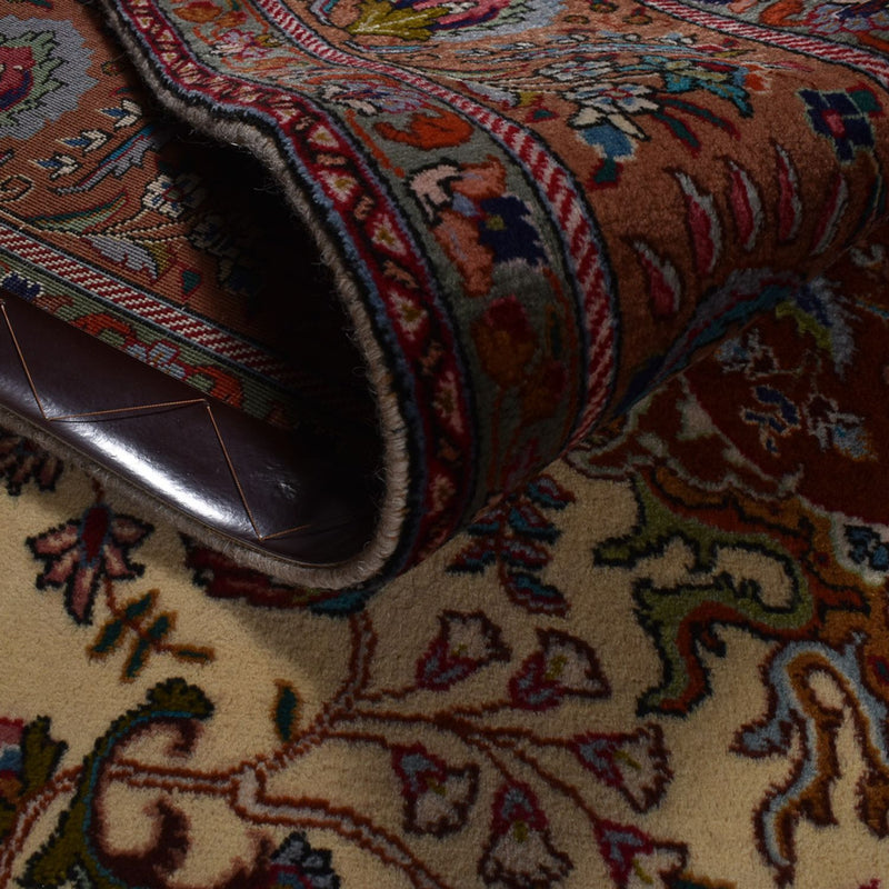 Perzisch tapijt - Tabriz - Royal - 312 x 206 cm - donker beige