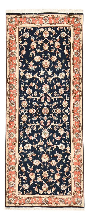 Loper Perzisch tapijt - Tabriz - Royal - 191 x 78 cm - donkerblauw