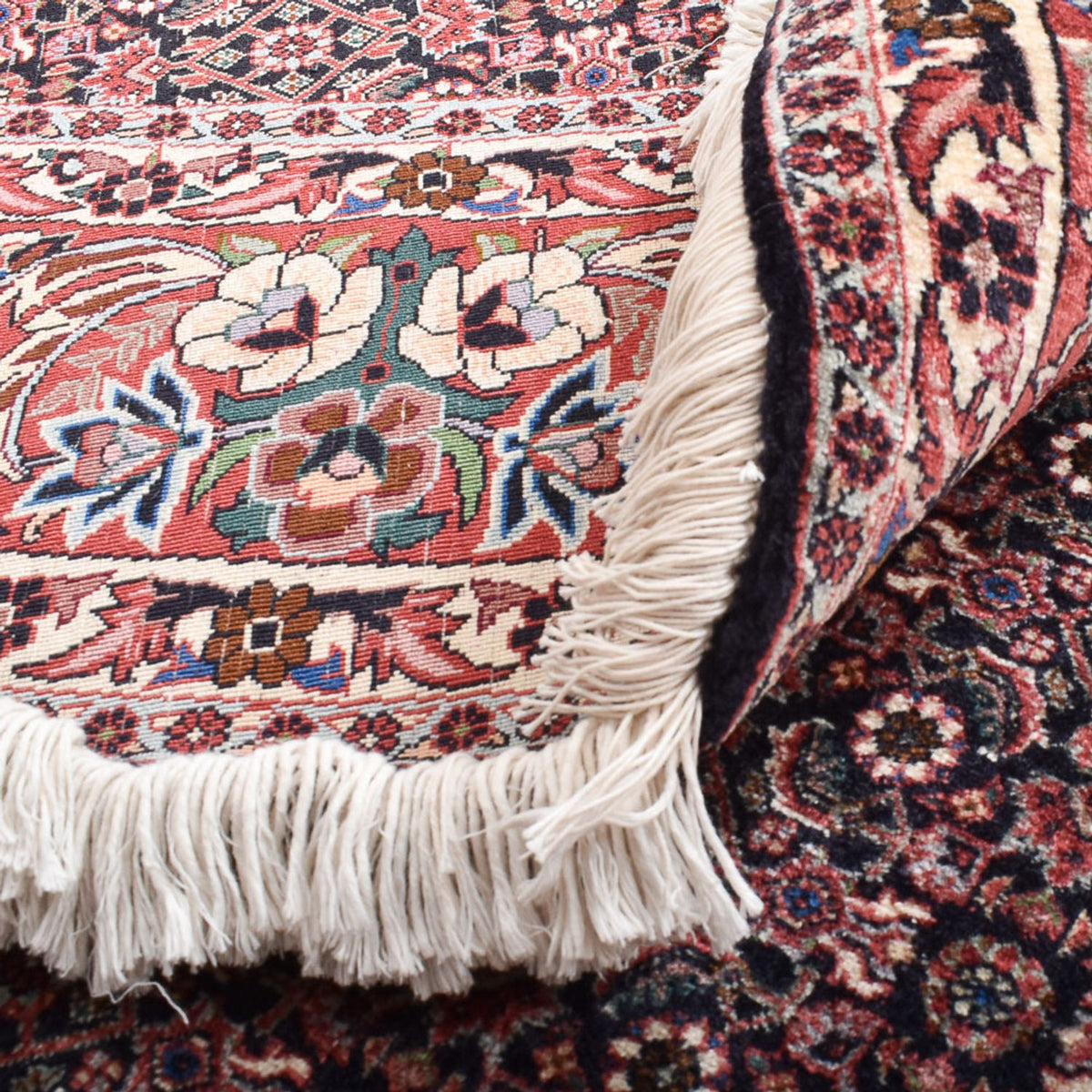 Perzisch tapijt - Bijar rond  - 255 x 255 cm - roest