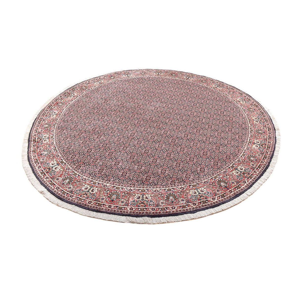 Perzisch tapijt - Bijar rond  - 255 x 255 cm - roest