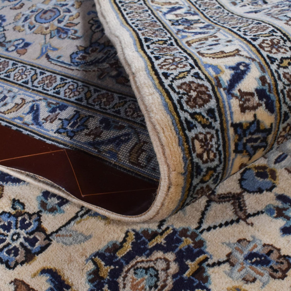 Perzisch tapijt - Keshan - Koninklijke - 351 x 250 cm - grijs