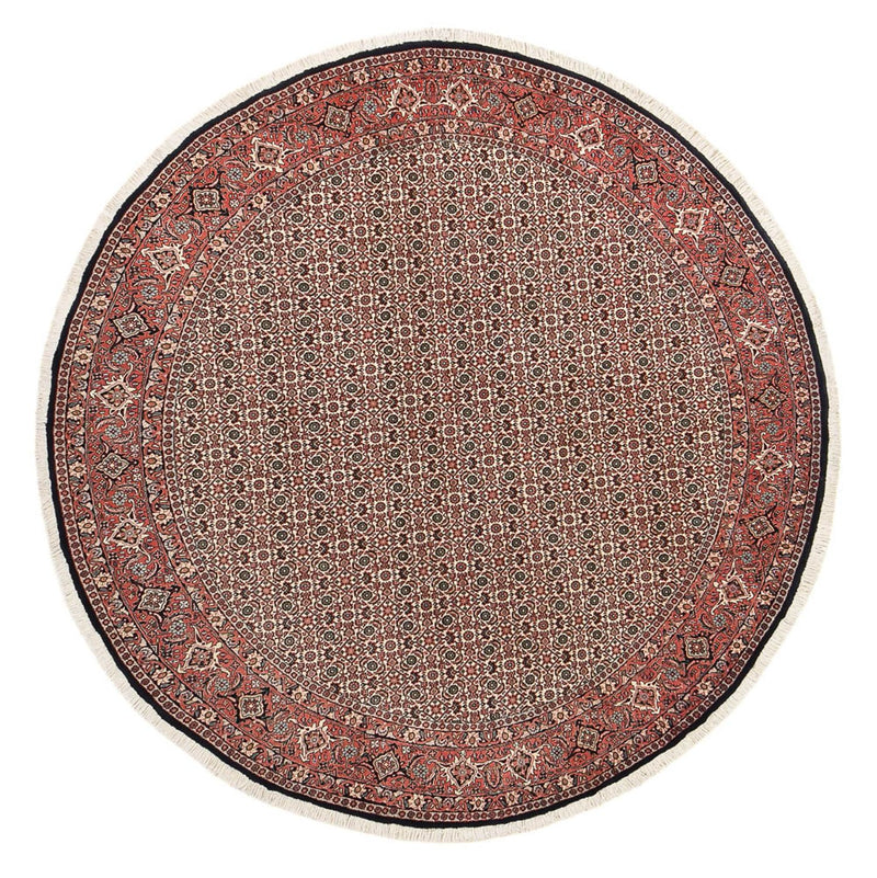 Perzisch tapijt - Bijar rond  - 250 x 250 cm - roest