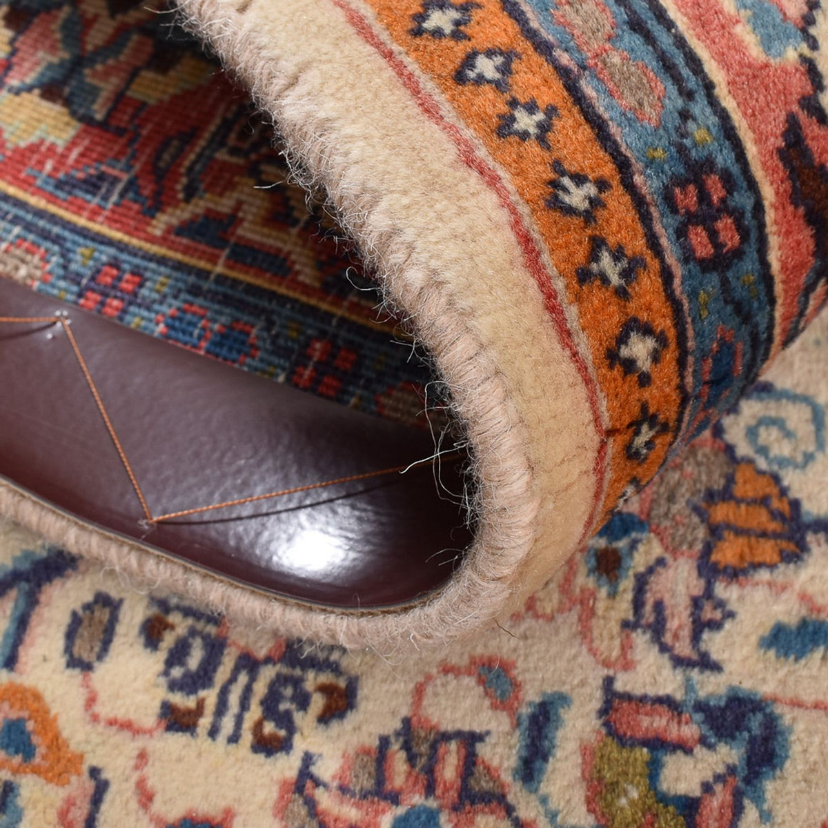 Loper Perzisch Tapijt - Nomadisch - 226 x 129 cm - licht beige