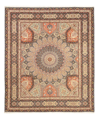 Perzisch tapijt - Tabriz - Royal - 300 x 251 cm - licht beige