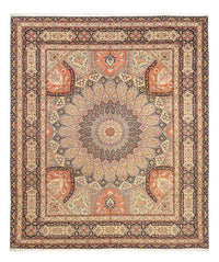 Perzisch tapijt - Tabriz - Royal - 300 x 251 cm - licht beige