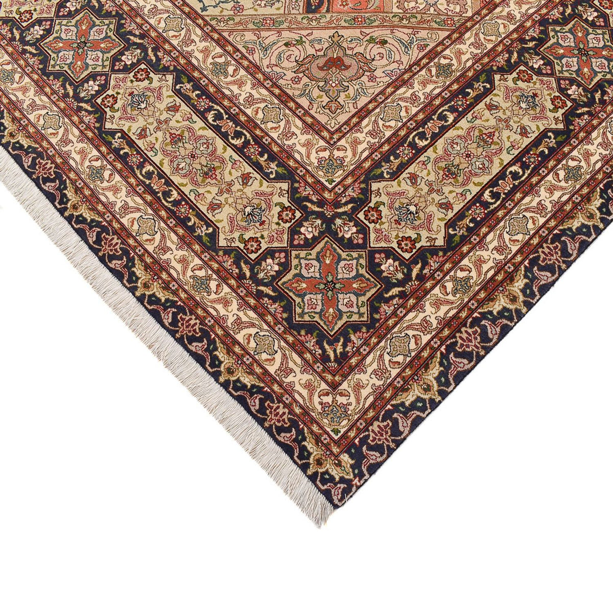 Perzisch tapijt - Tabriz - Royal - 300 x 251 cm - licht beige