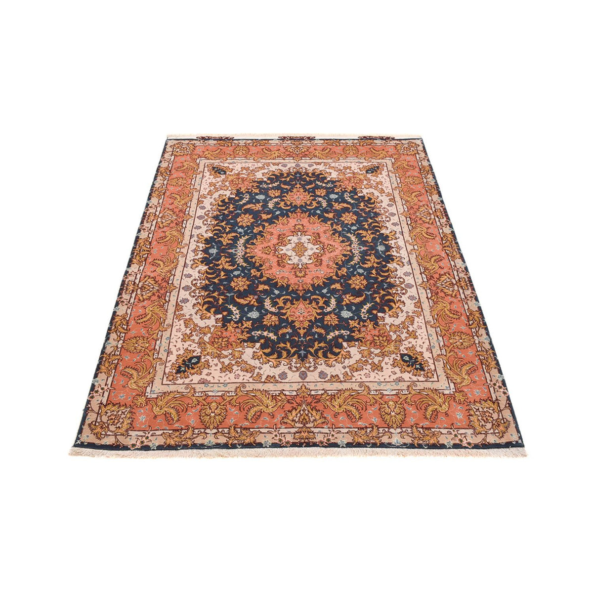 Perzisch tapijt - Tabriz - Premium - 202 x 148 cm - veelkleurig