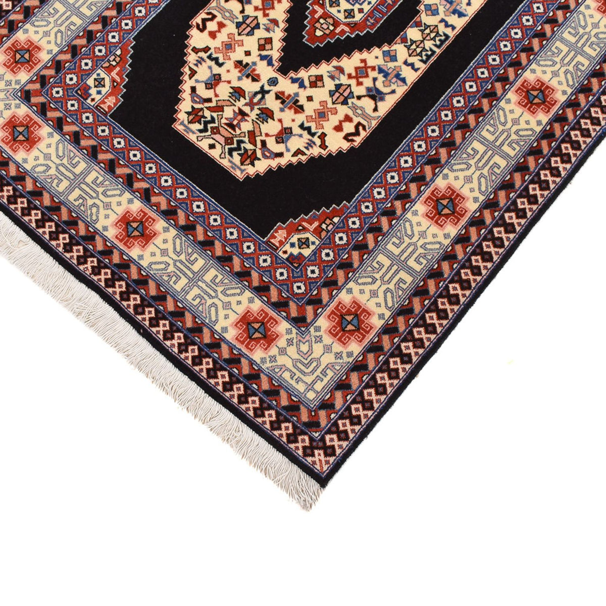 Loper Perzisch tapijt - Tabriz - Premium - 305 x 75 cm - donkerblauw