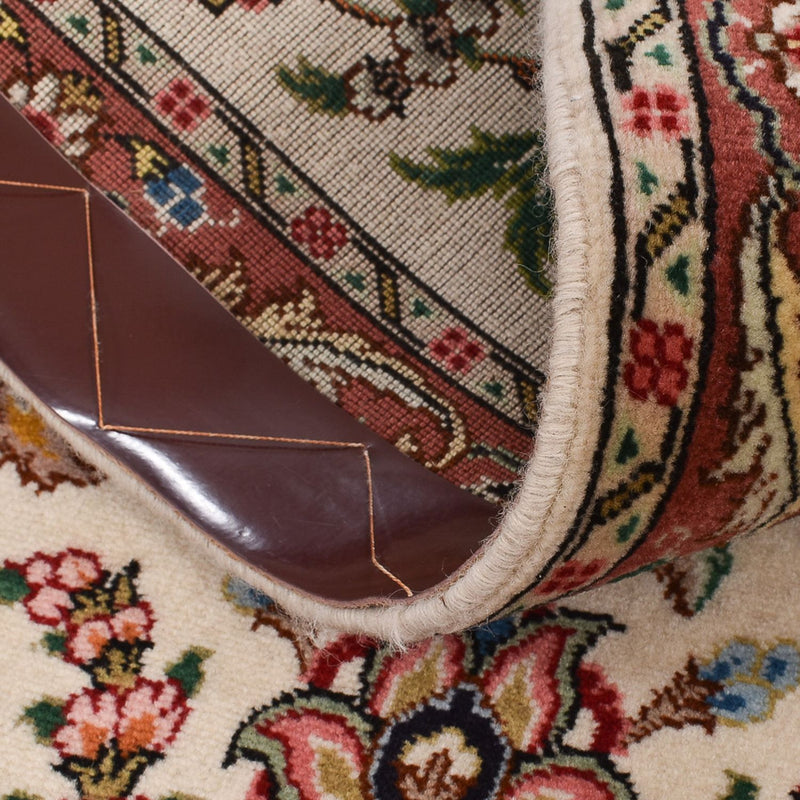 Loper Perzisch tapijt - Tabriz - Premium - 255 x 70 cm - zand