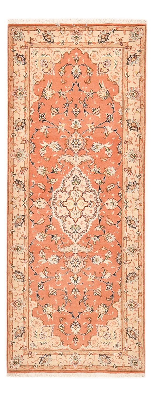 Loper Perzisch tapijt - Tabriz - Royal - 203 x 80 cm - licht rood