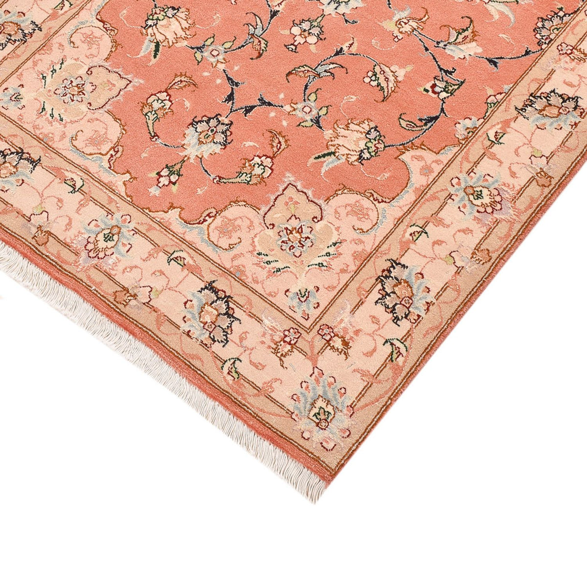 Loper Perzisch tapijt - Tabriz - Royal - 203 x 80 cm - licht rood