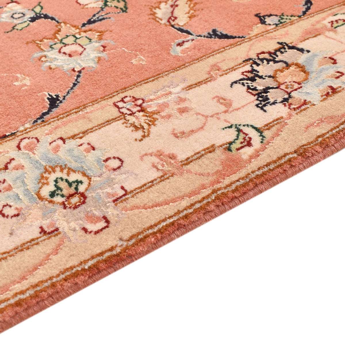Loper Perzisch tapijt - Tabriz - Royal - 203 x 80 cm - licht rood