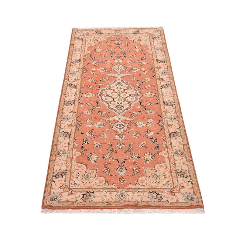 Loper Perzisch tapijt - Tabriz - Royal - 203 x 80 cm - licht rood