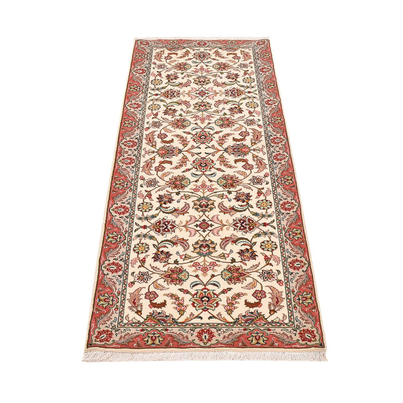 Loper Perzisch tapijt - Tabriz - Royal - 202 x 71 cm - crème