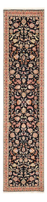 Loper Perzisch tapijt - Tabriz - Premium - 290 x 69 cm - donkerblauw