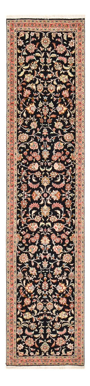 Loper Perzisch tapijt - Tabriz - Premium - 290 x 69 cm - donkerblauw