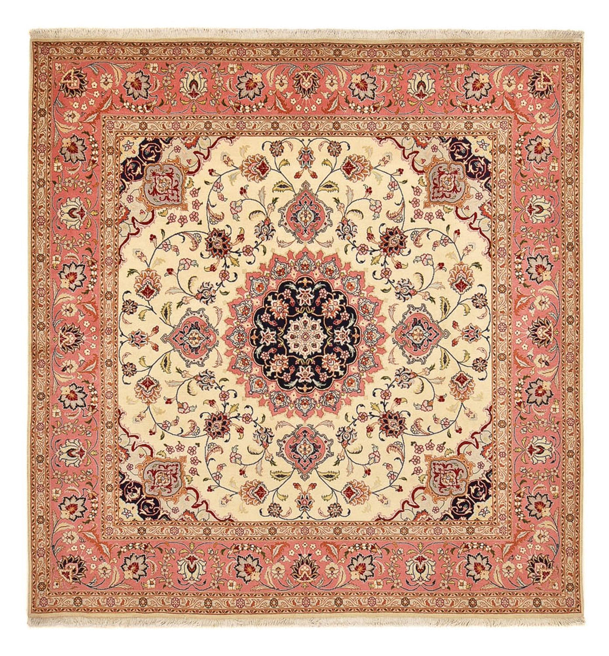 Perzisch tapijt - Tabriz - Royal - 276 x 254 cm - zand