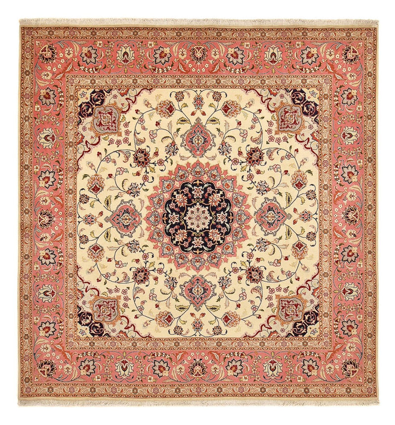 Perzisch tapijt - Tabriz - Royal - 276 x 254 cm - zand