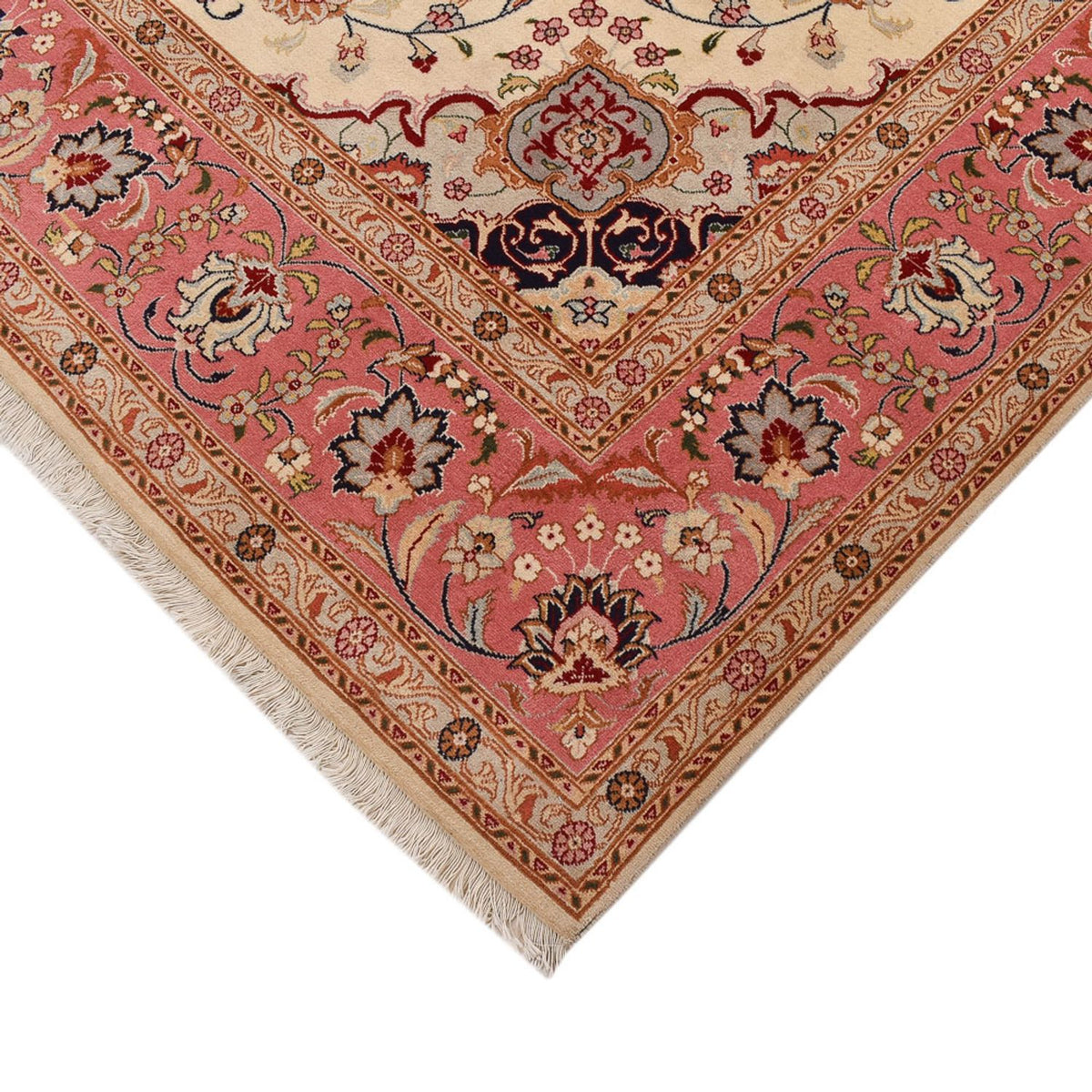Perzisch tapijt - Tabriz - Royal - 276 x 254 cm - zand