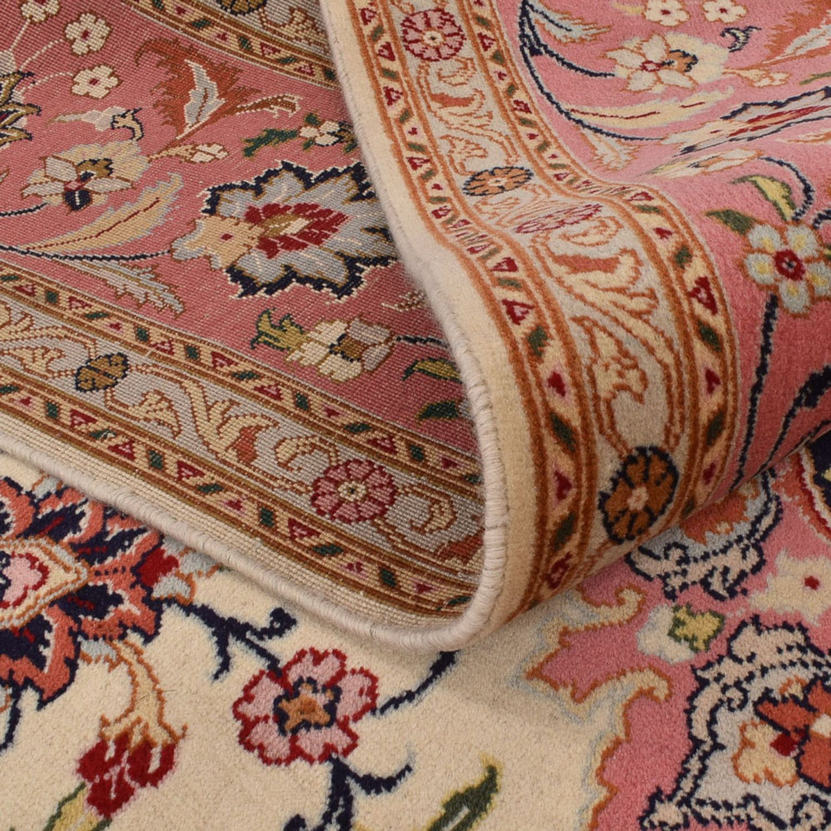 Perzisch tapijt - Tabriz - Royal - 276 x 254 cm - zand