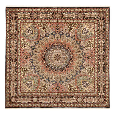 Perzisch tapijt - Tabriz - Royal - 263 x 252 cm - donker beige