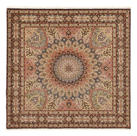 Perzisch tapijt - Tabriz - Royal - 263 x 252 cm - donker beige