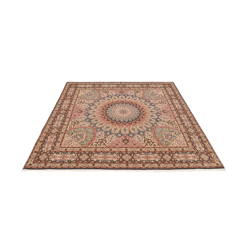Perzisch tapijt - Tabriz - Royal - 263 x 252 cm - donker beige
