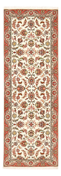 Loper Perzisch tapijt - Tabriz - Royal - 202 x 69 cm - crème