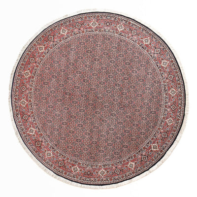 Perzisch tapijt - Bijar rond  - 255 x 255 cm - roest