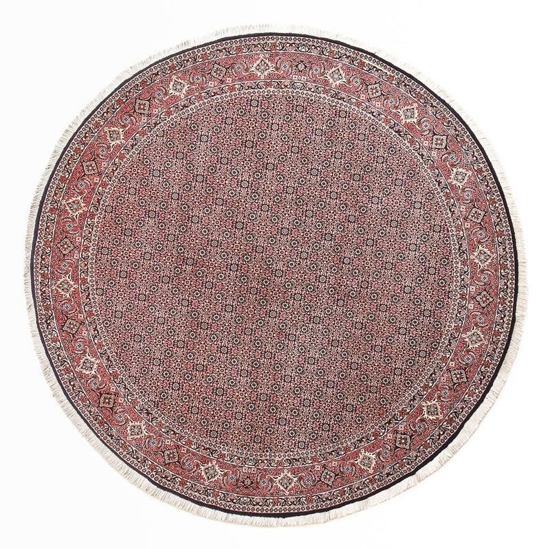 Perzisch tapijt - Bijar rond  - 255 x 255 cm - roest
