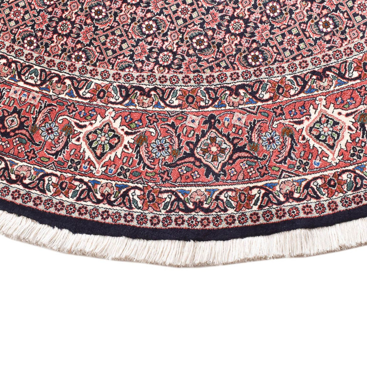 Perzisch tapijt - Bijar rond  - 255 x 255 cm - roest