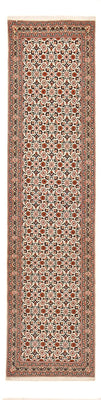 Loper Perzisch tapijt - Tabriz - Royal - 304 x 74 cm - lichtbruin