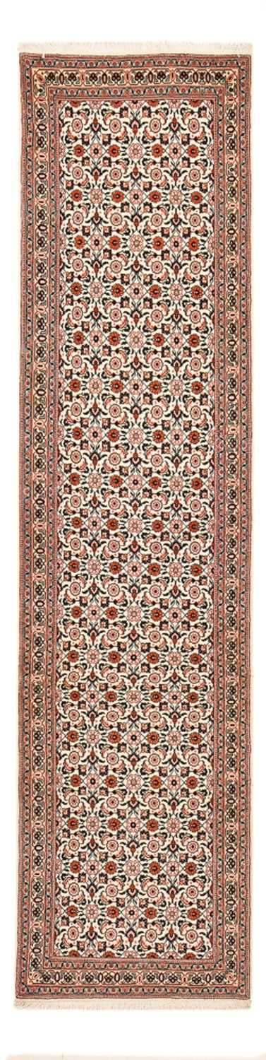 Loper Perzisch tapijt - Tabriz - Royal - 304 x 74 cm - lichtbruin