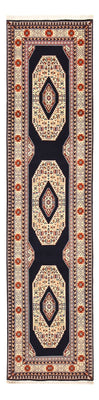 Loper Perzisch tapijt - Tabriz - Premium - 300 x 73 cm - donkerblauw