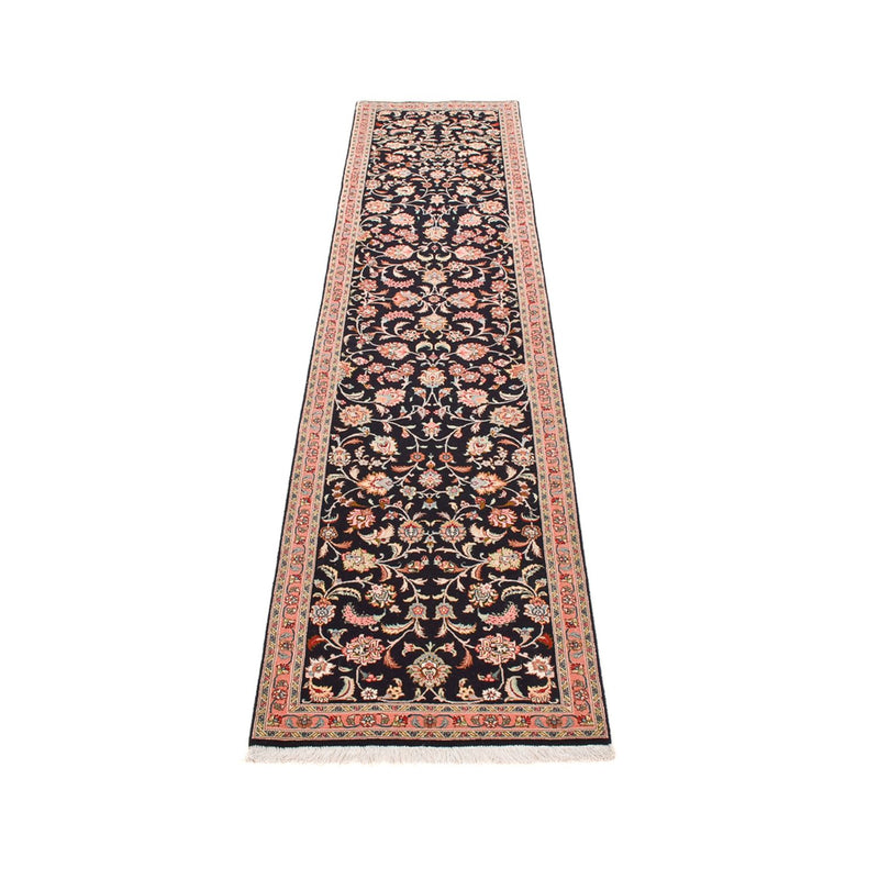 Loper Perzisch tapijt - Tabriz - Premium - 300 x 67 cm - donkerblauw