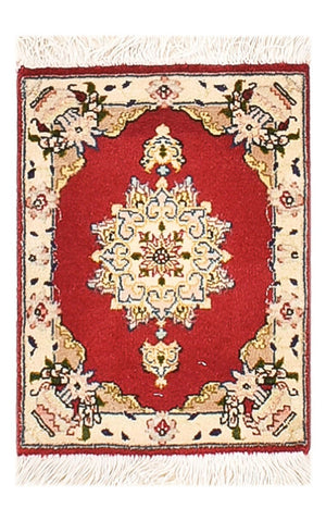 Perzisch tapijt - Tabriz - Premium - 40 x 30 cm - rood