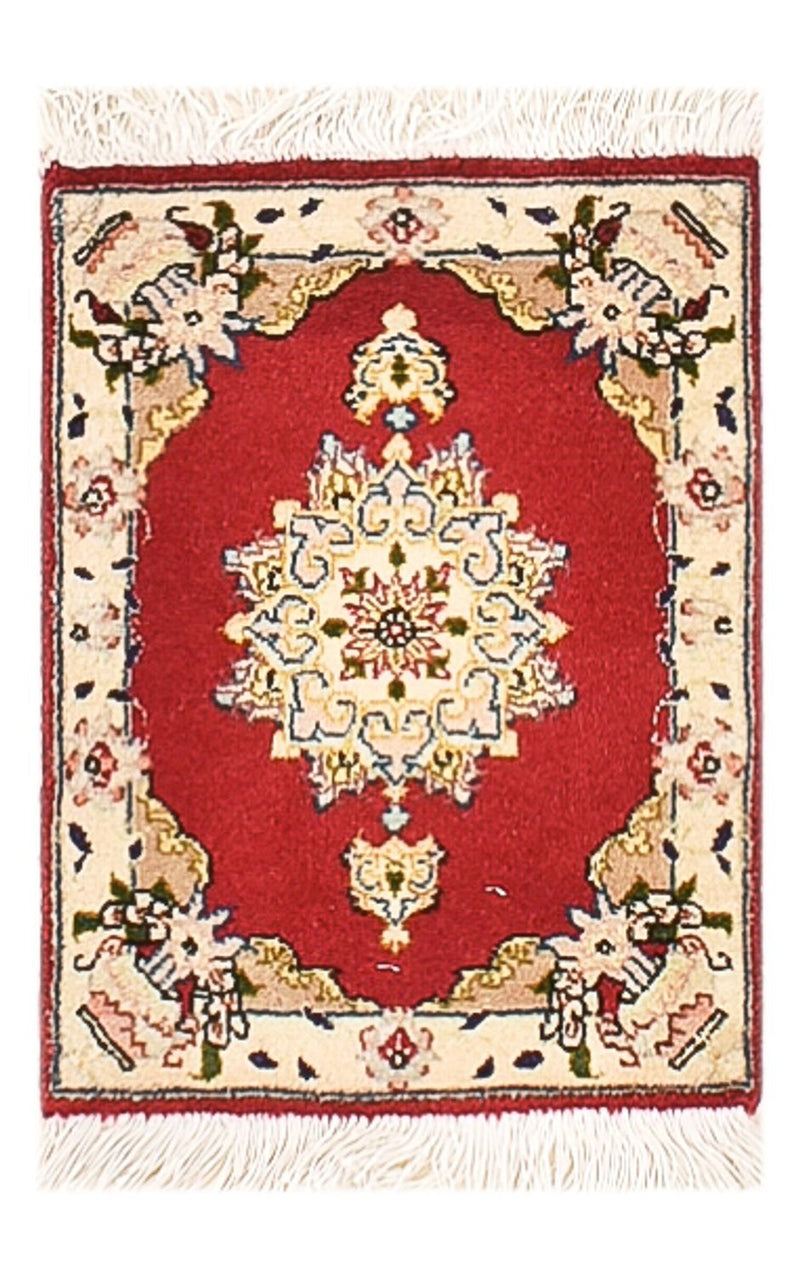 Perzisch tapijt - Tabriz - Premium - 40 x 30 cm - rood