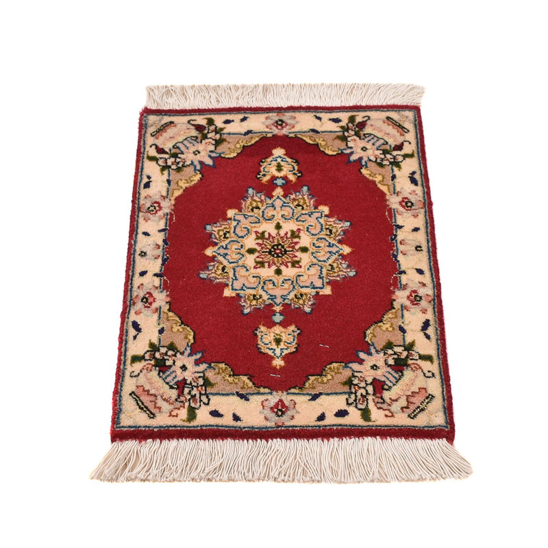 Perzisch tapijt - Tabriz - Premium - 40 x 30 cm - rood