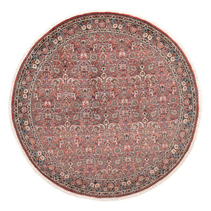 Perzisch tapijt - Bijar rond  - 250 x 250 cm - roest