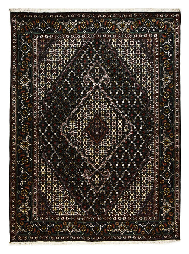 Perzisch tapijt - Tabriz - Royal - 208 x 150 cm - donkerbruin