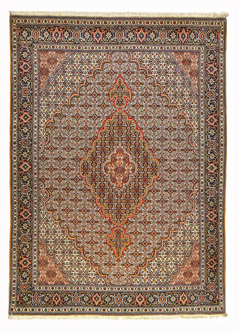 Perzisch tapijt - Tabriz - Royal - 214 x 150 cm - zand