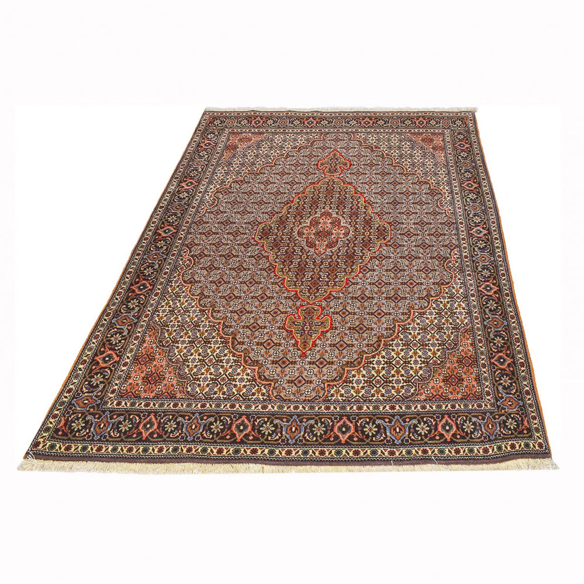 Perzisch tapijt - Tabriz - Royal - 214 x 150 cm - zand