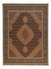 Perzisch tapijt - Tabriz - Royal - 202 x 152 cm - bruin
