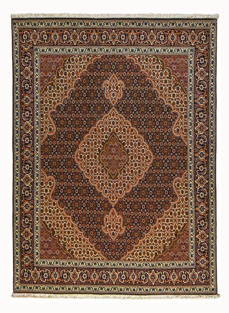 Perzisch tapijt - Tabriz - Royal - 202 x 152 cm - bruin